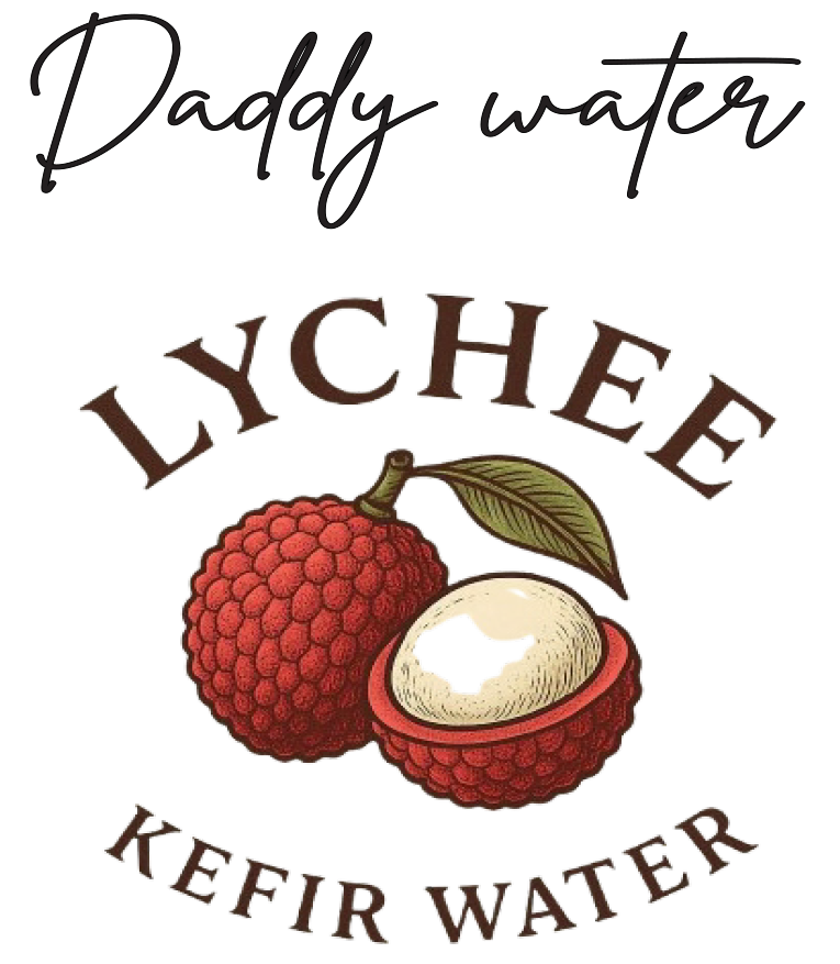 daddywater lychee kefir water